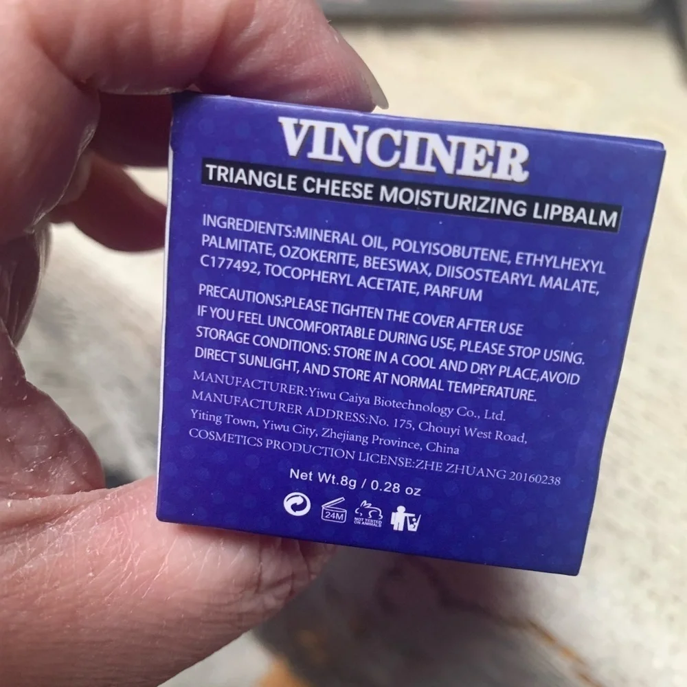 Vinciner Purple Cheese Lip Balm
